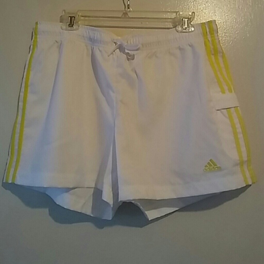 White Adidas Shorts